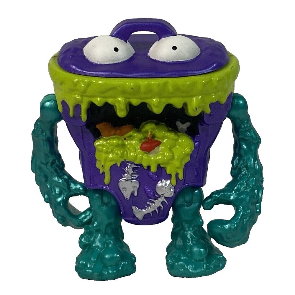 The Grossery Gang Trash Head 3" Figure Bug Strike Series Moose Toys Blue Green